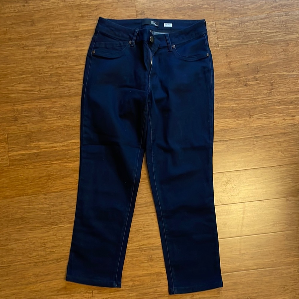 1822 cropped blue denim
